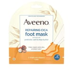 Aveeno Repairing CICA Foot Mask with Prebiotic Oat and Shea Butter, Moisturiz...