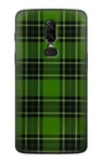 Tartan Green Pattern Case Cover For OnePlus 6