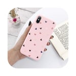 Silicone Love Heart Phone Case For iPhone 11 Pro X XR XS Max 7 8 6 6s Plus 5 5s SE 2020 Candy Shell Soft TPU Back Cover-Pink-For iPhone 11 Pro