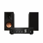 Pioneer A-40AE &amp; Klipsch RP-500M II stereopaket, svart