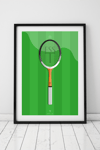 Ess tennis orginalillustration racket