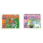 Orchard Toys Dinosaur Lotto Game & Rainbow Unicorns Game