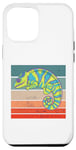 Coque pour iPhone 13 Pro Max Couleur Caméléon Reptiles Panthère Caméléon Changement De