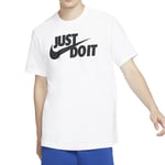 T-Shirt Blanc Homme Nike Just Do It Swoosh