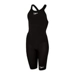 Speedo Women's Fastskin LZR Ignite Kneeskin Swimsuit, Black , 30
