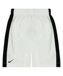 Nike Dri-Fit Supreme Basketball Shorts White Womens Stretch Bottoms 119803 100 - Size X-Small