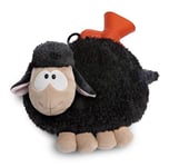 NICI Mouton 350ml 25cm Noir Chauds partir de 10 Mois-Bouillotte Bouteille de lit pour Animaux en Peluche-Doudou, 49924