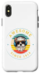 iPhone X/XS Awesome 111 Year Old Dog Lover Since 1914 - 111th Birthday Case
