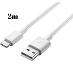 Cable USB-C 2 Metres pour Samsung Galaxy TAB S7 / TAB S7 PLUS [Phonillico]
