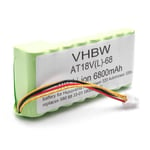 vhbw Li-Ion batterie 6800mAh (18V) pour tondeuse à gazon robot tondeuse Husqvarna Automower 320, 330x (il en faut 2 batteries), 420, 430X, 450X