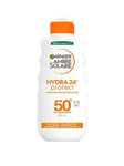 Garnier Ambre Solaire SPF 50+ Hydra 24 Hour Protect Hydrating Sun Cream Lotion - 200ml, One Colour, Women