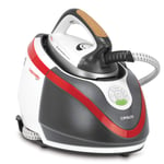 Polti Vaporella Next VN18.35, steam generator iron with boiler, 6 bar, unlimited autonomy, steam pulse 350g, turbo function and ECO function, White/Red