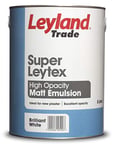 Leyland Trade One Coat Matt Paint - Brilliant White 5L