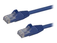 Startech.Com Cat6 Patchkabel Med Hakfria Rj45-Kontakter - 30,4 M, Blå - Patch-Kabel - Rj-45 (Hane) Till Rj-45 (Hane) - 30.5 M - Utp - Cat 6 - Hakfri - Blå - För P/N: Usb2001ext2pna, Usb2002ext2na, Usb2004ext2na, Usb2g4lext2na, Usb3004ext2