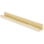 Clas Ohlson Picture Ledge Shelf - 50x5x6 cm, Floating Wooden Picture Ledge Wall Shelf (Wood, Pine)