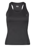 FILA Roussillon Running Racer Top With Inside Bra Svart