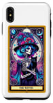 Coque pour iPhone XS Max Witch Black Cat Tarot Carte Squelette Skelly Magic Spell Wicca