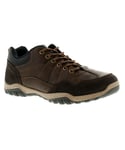 X-Hiking Accent Mens Walking Hiking Shoes Brown Pu - Size UK 11