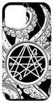 iPhone 12 mini Geometric Lovecraftian Necronomicon Sigil & White Tentacles Case
