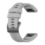 Garmin Fenix 5S Plus Klockarmband i Silikon - Grå