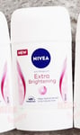 NEW NIVEA EXTRA WHITEN BRIGHT CELL REPAIR DEODORANT STICK 40 ml.
