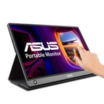 ASUS ZenScreen MB16AMT 15.6" Full HD Portable Monitor Touch Screen IPS Non-glare Built-in Battery and Speakers Eye Care USB Type-C Micro HDMI w/Foldable Smart Case
