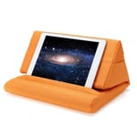 support universel réglable pour iphones ipads smartphones tablettes avec poche orange ep53187