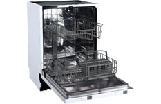 60cm Fully Integrated Dishwasher Full Size 12 Place Built In Wash Dishes Kitchen