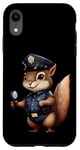 Coque pour iPhone XR Policière écureuil