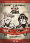 Street Fighter Guile V M.Bison Art Print - 14 x 11