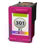 HP 301XL 3-färg 17 ml. Kompatibel bläckpatron (miljöpatron) ej HP original.