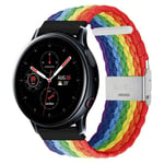 Flettet elastisk armbånd Samsung Galaxy Watch Active 2 (44mm) - Pride