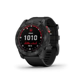 Garmin fēnix 7X SOLAR, Large Multisport GPS Smartwatch, Solar Charging, Advanced Health and Training Features, Touchscreen and Buttons, Ultratough Design Features, Up to 37 days battery life, Black