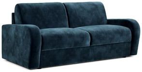 Jay-Be Deco Velvet 3 Seater Sofa Bed - Ink Blue