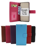New Standcase Wallet Google Pixel 7a 5G (Svart)