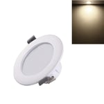 12W Ceiling Led Downlight, 110-265V 115-130mm Cut-Out Hole, Angle Fixed Round Recessed Spot Lights - Downlights for Living Room, Bedroom, Corridor, Kitchen,Exhibition Halls (Color : 4000K)