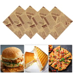 Toaster Bags Reusable Non-Stick Pockets Sandwich 15x15cm100 Pcs, Toastie Bags Heat Resistant Pizza Bread Snack Microwave Oven Grill Indoor Home Party Kitchen (100 Pack English 15 * 15cm)
