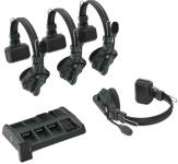 Solidcom C1 Full Duplex Wireless Intercom System Med 4 headsets