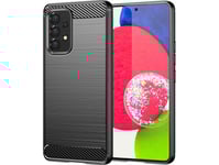 Hurtel Carbon Case Flexibelt Skal Samsung Galaxy A53 5G Svart