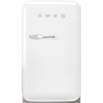 Smeg Right Hand Hinge Mini Bar FAB5RWH5 Fridge - White - D Rated