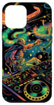 Coque pour iPhone 12 mini Galactic DJ : des rythmes de danse cosmiques extraterrestres