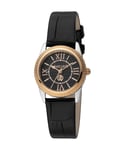 Roberto Cavalli RC5L035L0035 Womens Quartz Stainless Steel Black Leather 5 ATM 28 mm Watch - One Size