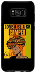 Galaxy S8+ Black Independence Day - Love a Black Camper Girl Case