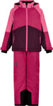 Color Kids Skisett, Pink Peacock, 152