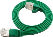 LinkIT U/UTP Cat.6A Flat 3m Grønn - Ethernet-kabel