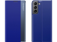Hurtel New Sleep Case flip cover med stativfunktion Samsung Galaxy S22 blå
