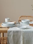 Denby Elements 12-Piece Coupe Dinner Set In Stone White