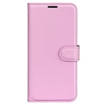 Samsung Galaxy M34 (5G) / F34 (5G) Litchi Konstläder Fodral m. Plånbok - Baby Rosa