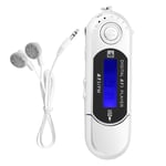 USB Stick Mp3 PlayerPortable USB 2.0 Music Player With LCD Screen&FM Radio Voice Recorder Small Memory Card (grey)