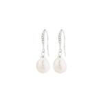 Pilgrim Jasmin Pearl Earrings Silver-Plated